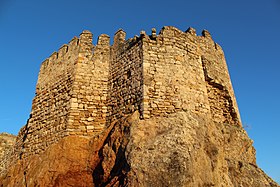 Esquina occidental del Castillo del Berrueco.