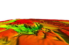 2008 sonar survey showing Celilo Falls remains intact. Celilo Sonar.jpg