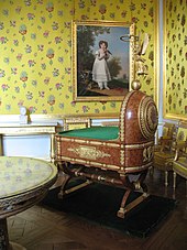 Cradle of the King of Rome in the Museum of Napoleon I