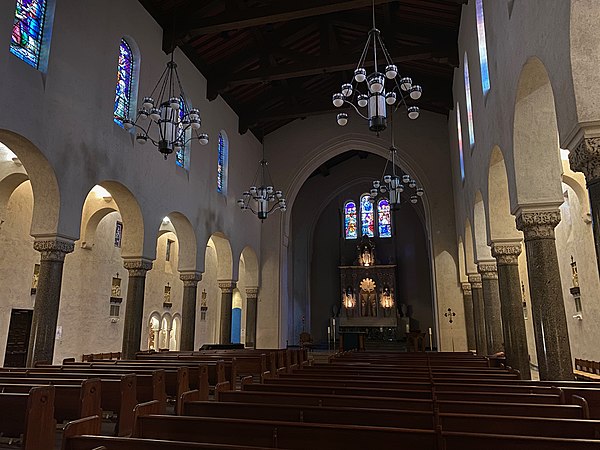 Interior of the Chapel of St. Mary.