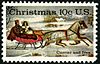 Рождество - Карриер и Айвс 10c 1974 года выпуска США штамп.jpg