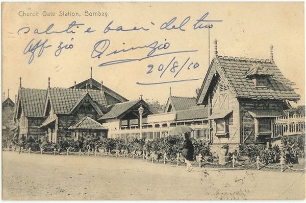 Churchgate station (circa 1910), Mumbai, Maharashtra