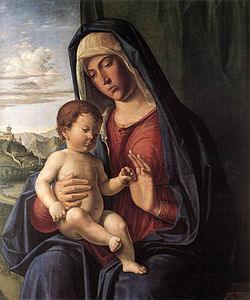Madonna and Child (c. 1504) by Cima da Conegliano Cima da conegliano, madonna col bambino, uffizi.jpg