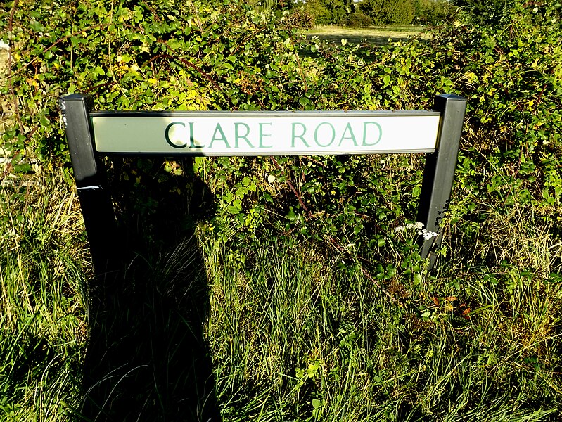 File:Clare Road sign - geograph.org.uk - 4199783.jpg