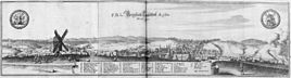 The mining town of Clausthal around 1654/1658, engraving by Matthäus Merian