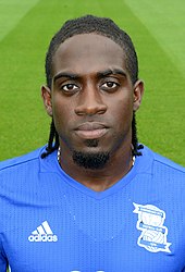 Donaldson with Birmingham City in 2016 Clayton Donaldson (cropped).jpg