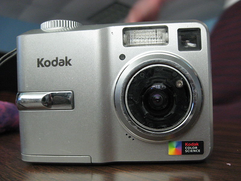 File:Close-up view of Kodak digital camera.jpg