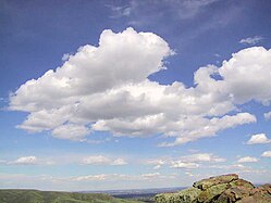 Cumulus clouds