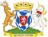 Coat of arms of the Dumfries and Galloway area council 1996.svg