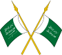 Emblem des Königreichs Nejd und Hejaz