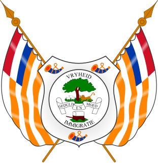 <span class="mw-page-title-main">Coat of arms of the Orange Free State</span>
