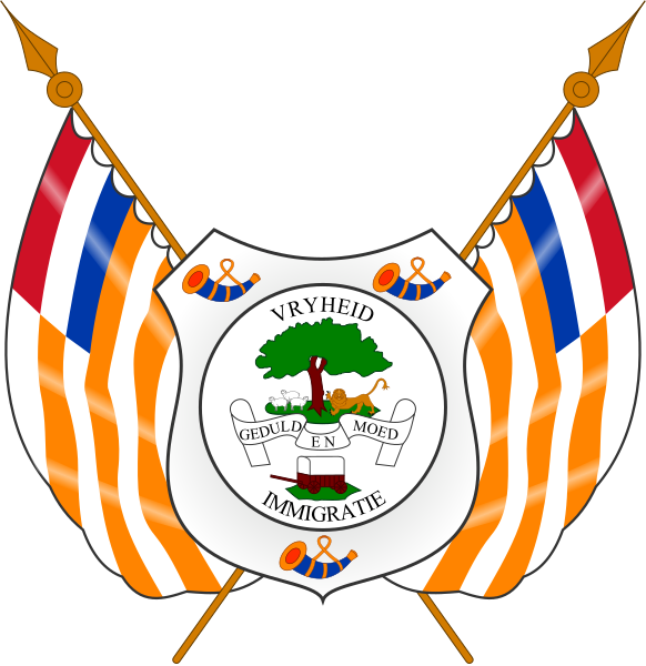 File:Coat of arms of the Orange Free State.svg