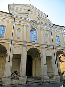 Collège de Sant'Ignazio di Loyola (Busseto) - façade de l'église 1 2019-06-19.jpg