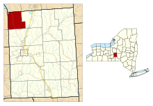 Cortland County NY, Scottin kaupunki korostettu. Svg