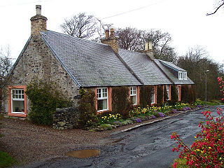 Smailholm village in United Kingdom