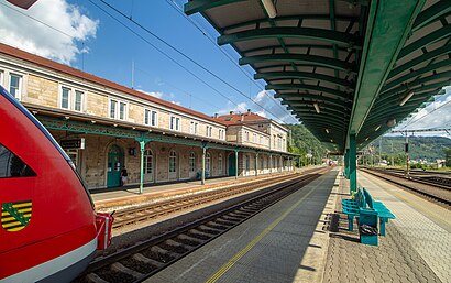 How to get to Děčín Hlavní Nádraží with public transit - About the place