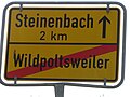 N.-Wildpoltsweiler Steinenbach 2 km ↑