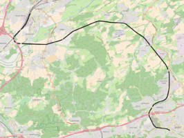 Spoorlijn Iserlohn - Schwerte op de kaart