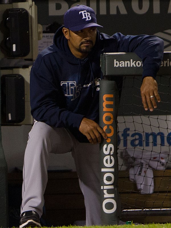 Martinez with the Tampa Bay Rays in 2012