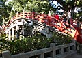 Two of the first bridge at Dazaifu Tenmangū that leads to the main hall 太宰府天満宮参道に架かる橋