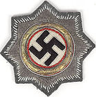 ドイツ十字章の戦闘服用布製略章。