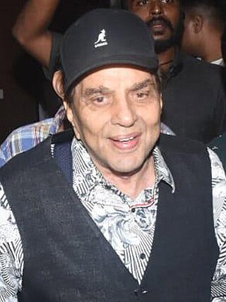 <span class="mw-page-title-main">Dharmendra</span> Indian actor, producer, and politician (born 1935)