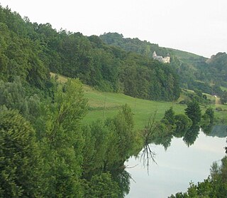 Dobra (Kupa) river in Croatia