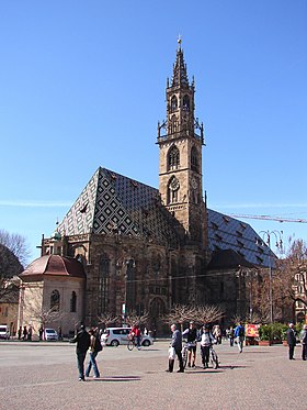 Illustrasjonsbilde av seksjonen Cathedral of Bolzano