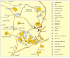 Dougga map (hebrew)