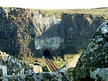 Downhill Tunnels near Castlerock railway station. Downhill Railway Runnel - geograph.org.uk - 1197950.jpg