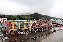 Season 4 concluded shortly after Chase and Doyle reached Ketchikan, Alaska. Downtown Ketchikan - panoramio.jpg