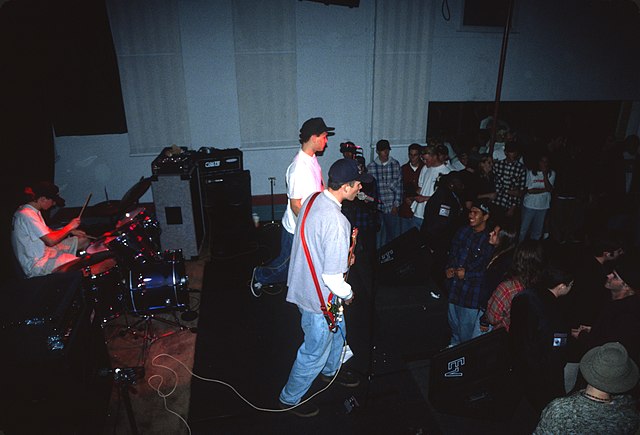 Blink-182 performing in 1993