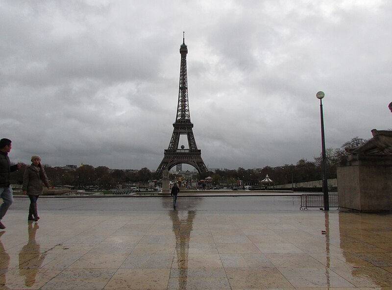 File:Eiffel Tower under cloudy sky.jpg