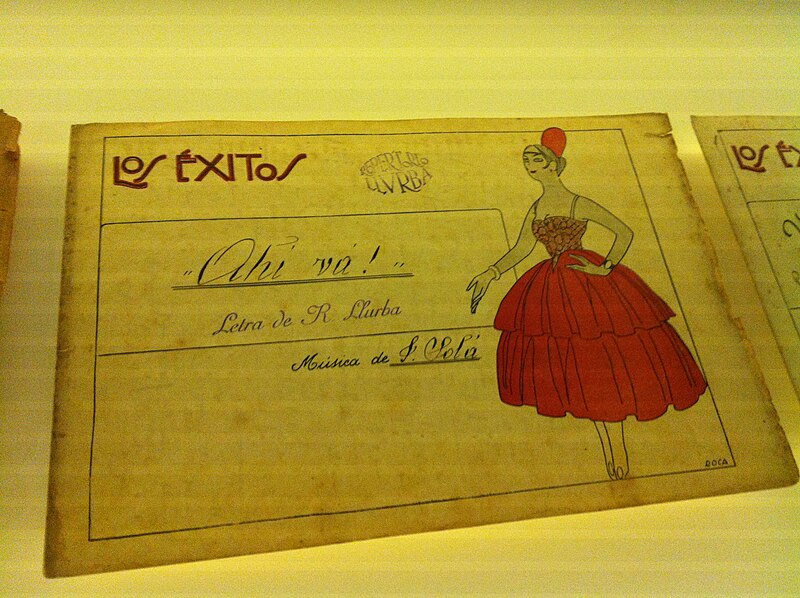 File:El Paral·lel 1894-1939- exhibit at CCCB in Barcelona (111)Joan Viladomat- Partitures originals.JPG