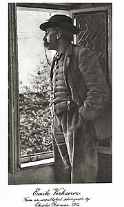 Émile Verhaeren photographié par Charles Bernier en 1914.