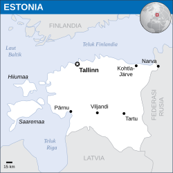 Lokasi Estonia