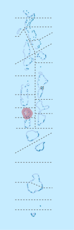 Map of North Nilandhe Atoll (Faafu)