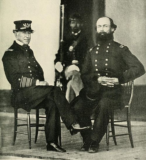 Admiral David Farragut and General Gordon Granger