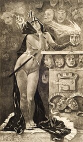 "מסכות פריזאיות" (ללא תאריך) (29.2‏ x‏ 17.2 ס"מ) מוזיאון מייקל סי קרלוס, אוניברסיטת אמורי, אטלנטה