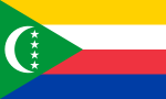 Vlag van Udzima wa Komori / الاتحاد القمر / Union des Comores