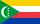 Vlag Positiekaart Comoren