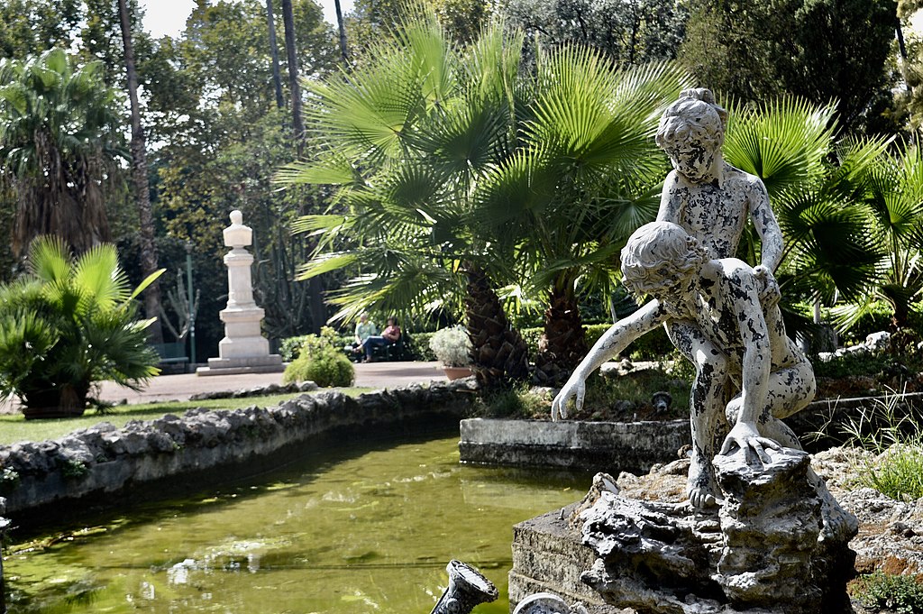 Fontaine du Giardino inglese (jardin anglais) de Palerme - Photo de Paolapat16