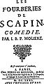 Leis Enganas de Scapin de Molière, un exemple de comèdia