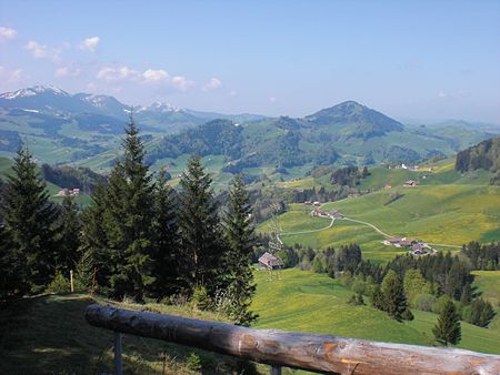 Frühling gegen SchlattHundwilerhöhe