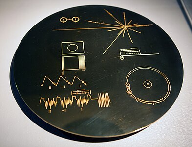 Goldene Schallplatte der Voyager Raumsonde