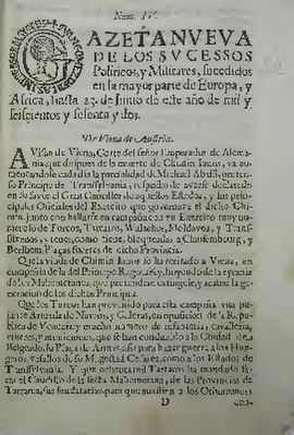 File:Gazeta nueua de los sucessos politicos y militares sucedidos en la mayor parte de Europa y Africa hasta 23 de Iunio de este año de mil y seiscientos y sesenta y dos (IA A11211124).pdf