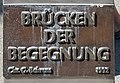 "Brücken der Begegnung" von Christian Günther Behrens, 1992, Wilmersdorfer Straße 55, Berlin-Charlottenburg, Deutschland