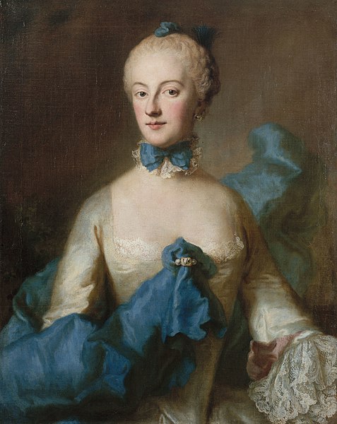 File:Georg Desmarées - Portrait de Marie-Anne-Josèphe de Bavière, margravine de Bade (1734-1776) - P682 - Musée Carnavalet.jpg