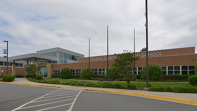 George C. Marshall High School in Falls Church