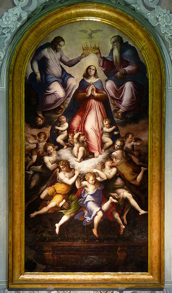 Retable de l'Incoronazione della Vergine de Giorgio Vasari.